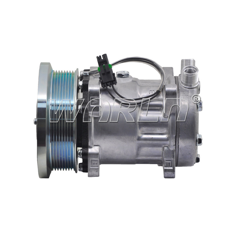 7H15 Truck Air Conditioner Compressor SD7H154738 509542 For NewHolland 12V WXTK056