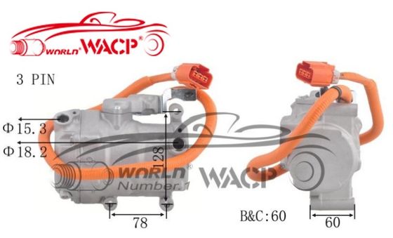 OEM 8837047010 700510539 Ηλεκτρικό κλιματιστικό συμπιεστή ES18C Για Toyota για Priusi W1 W2 1.5 WXHB002